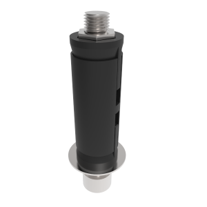 18.5mm-21mm round nylon expander a M10 socket cap fitting