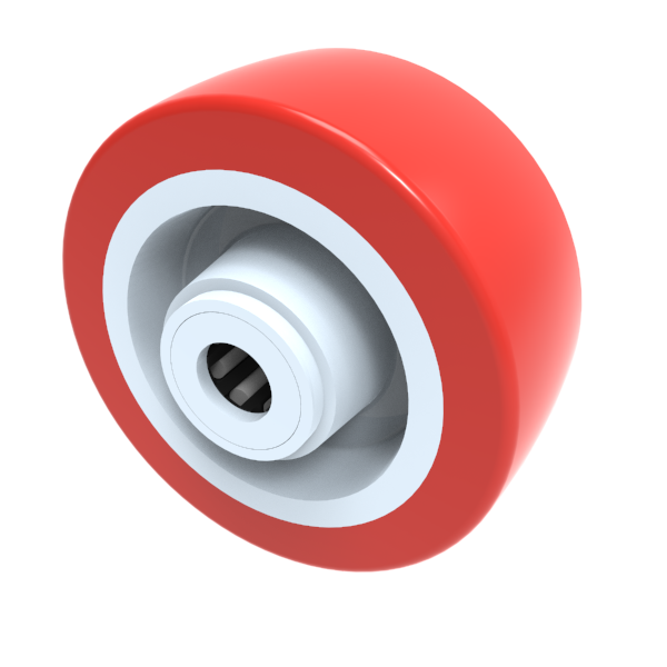 polyamide+polyurethane 80mm  Plastic wheels with bearing or without 