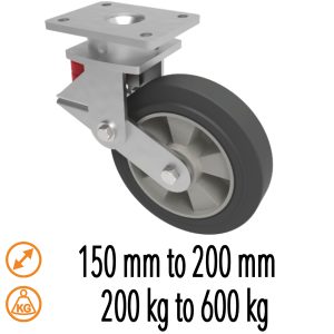 Spring Loaded Power Towing Castors